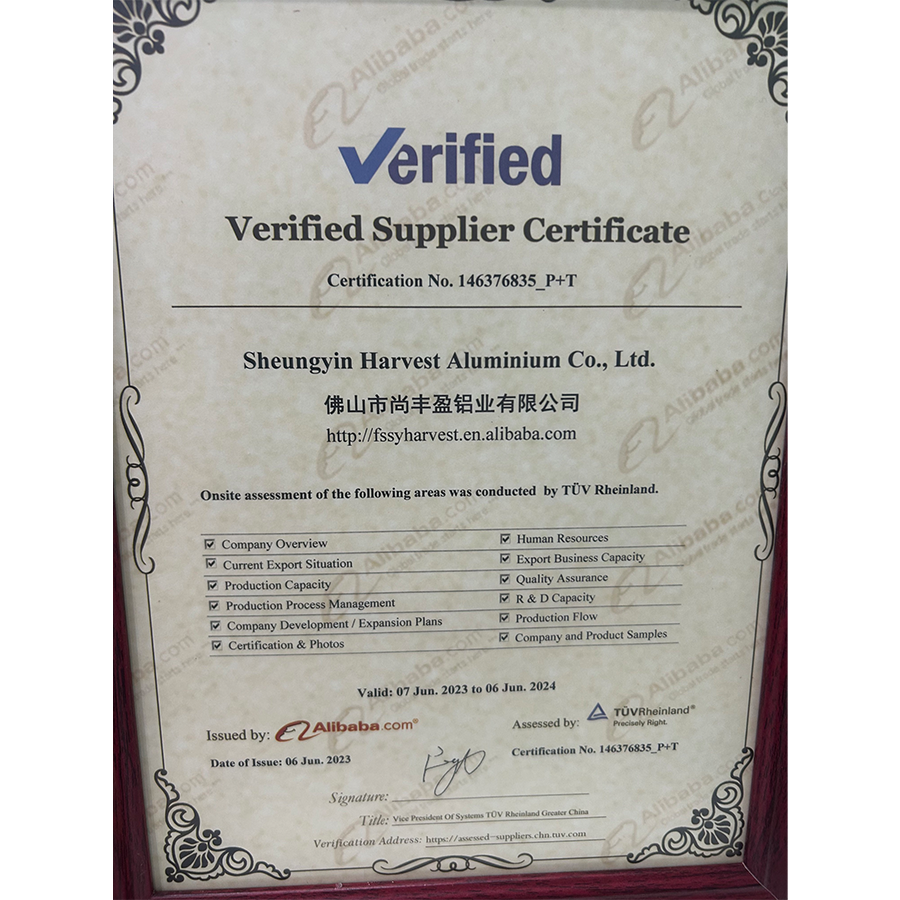 Verified Supplier Certificate